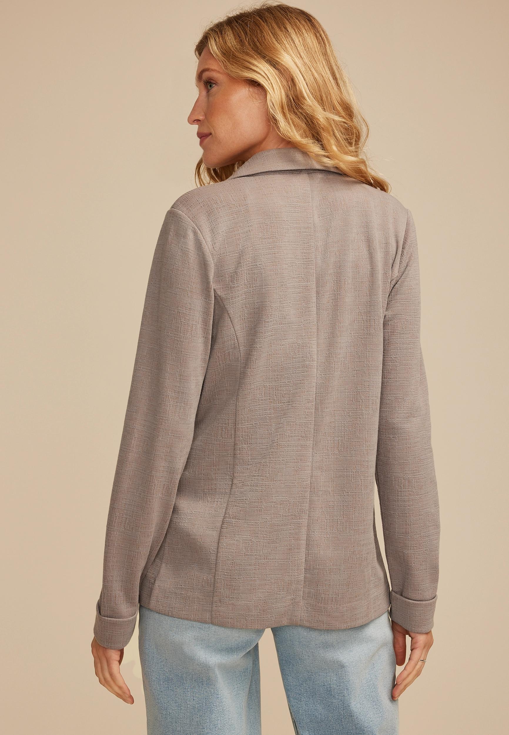 Versa Jacquard Knit Blazer Product Image