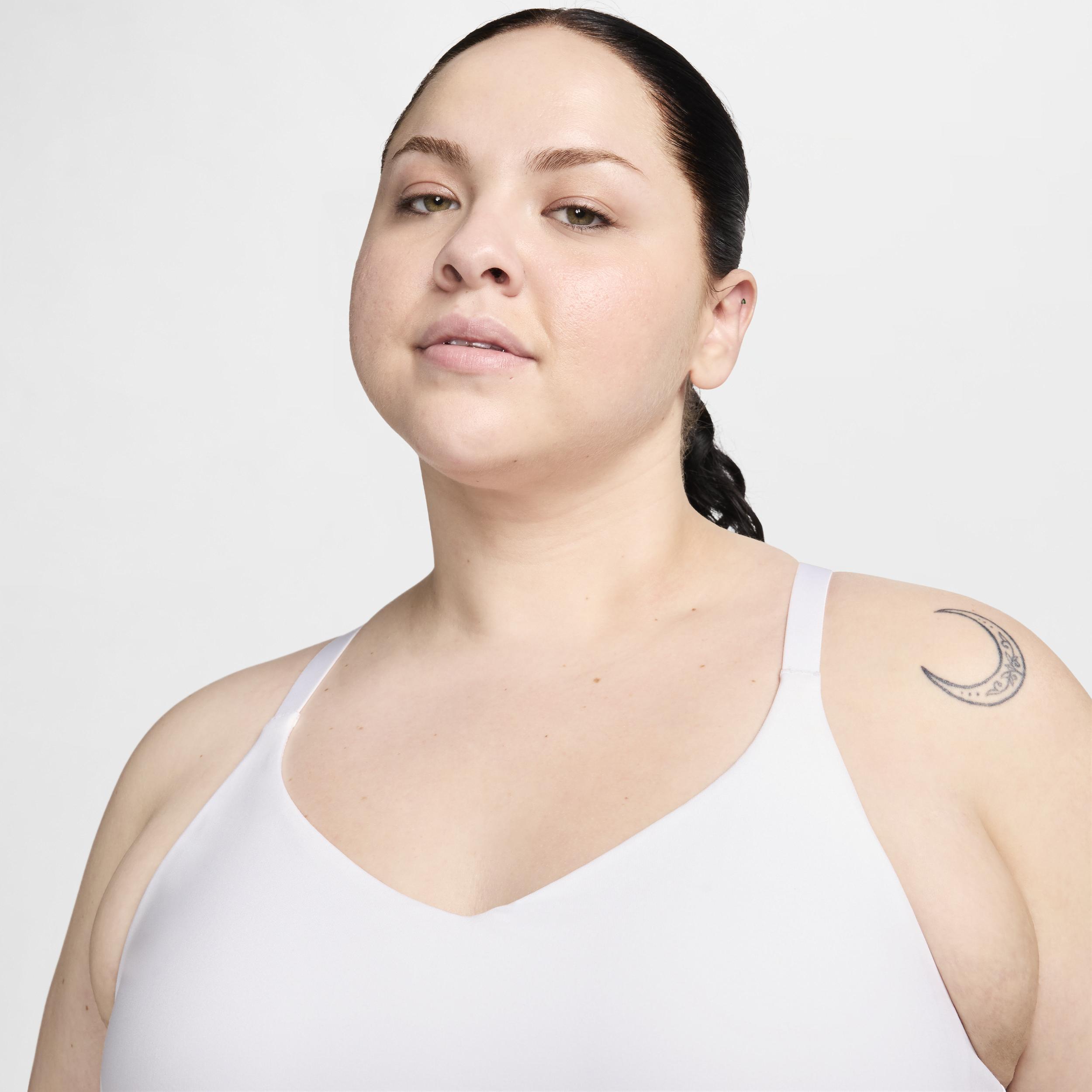 Plus Size Nike Indy Light Support Padded Sports Bra, Women's, Size: 1XL, White Product Image