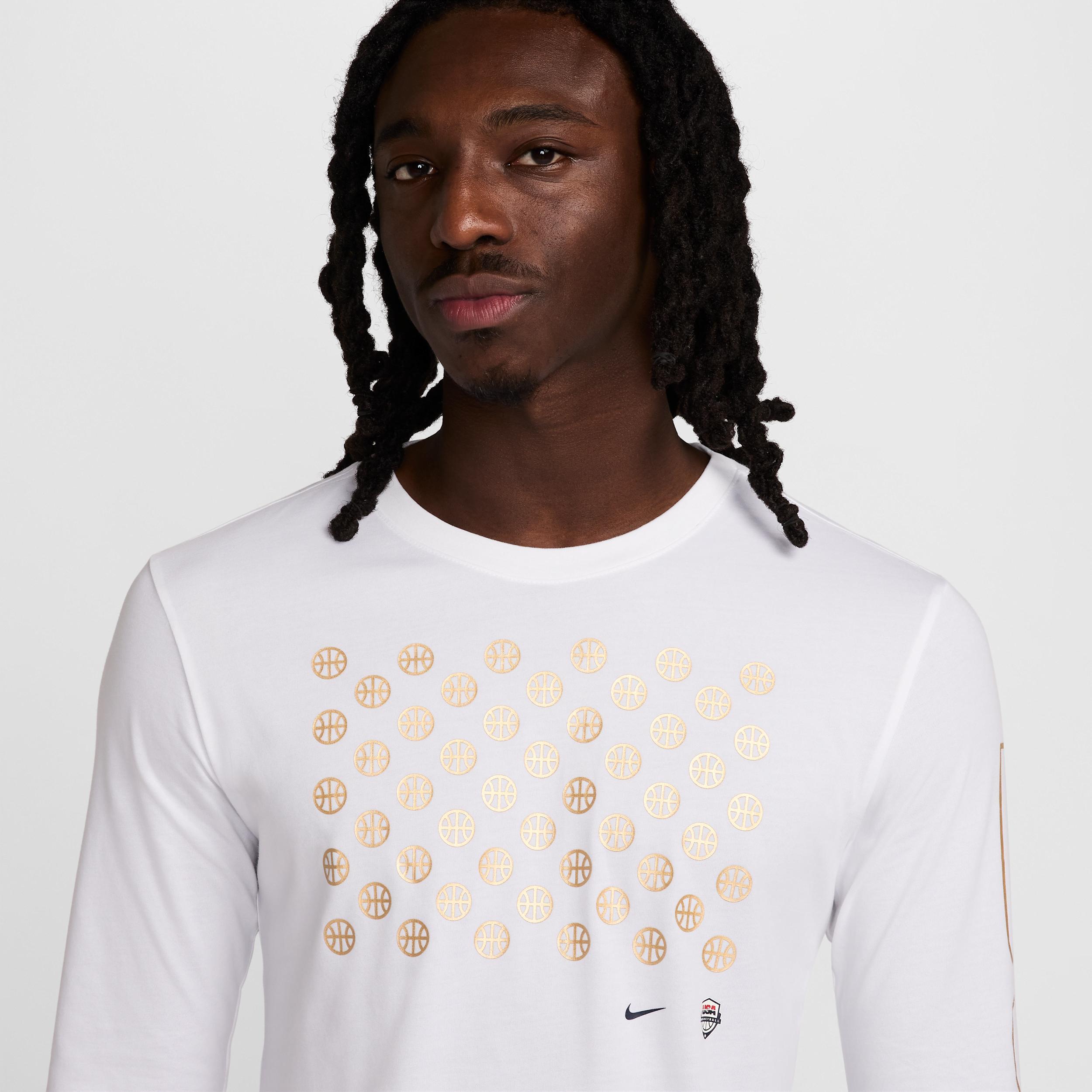 USAB Nike Men's Dri-FIT Basketball Long-Sleeve T-Shirt Product Image