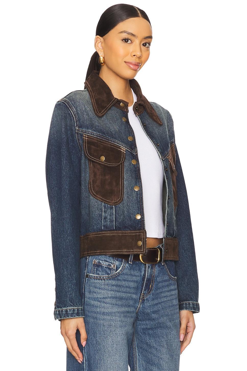 Brooklyn Denim Jacket NILI LOTAN Product Image