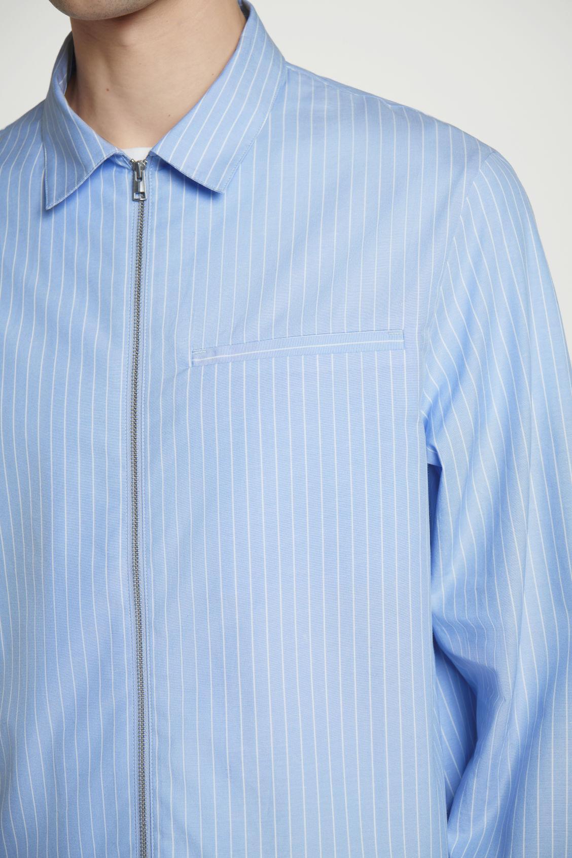 ZIPPED TWILL SHIRT Product Image