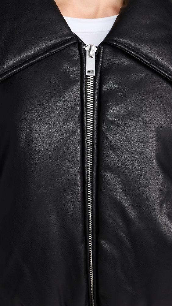 Pixie Market Leather Bomber Jacket | Shopbop Product Image