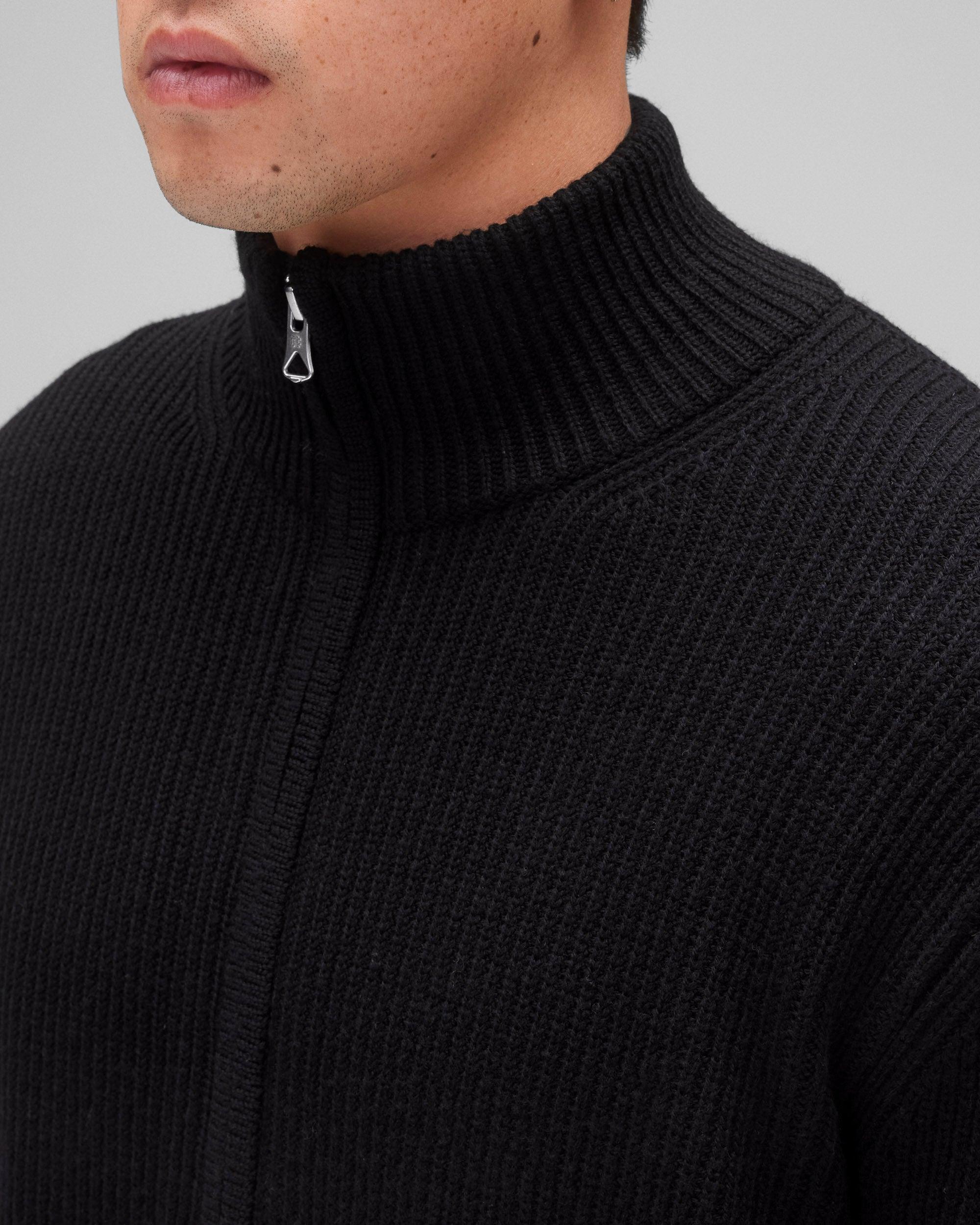 Merino Rib Vinnie Track Jacket Male Product Image