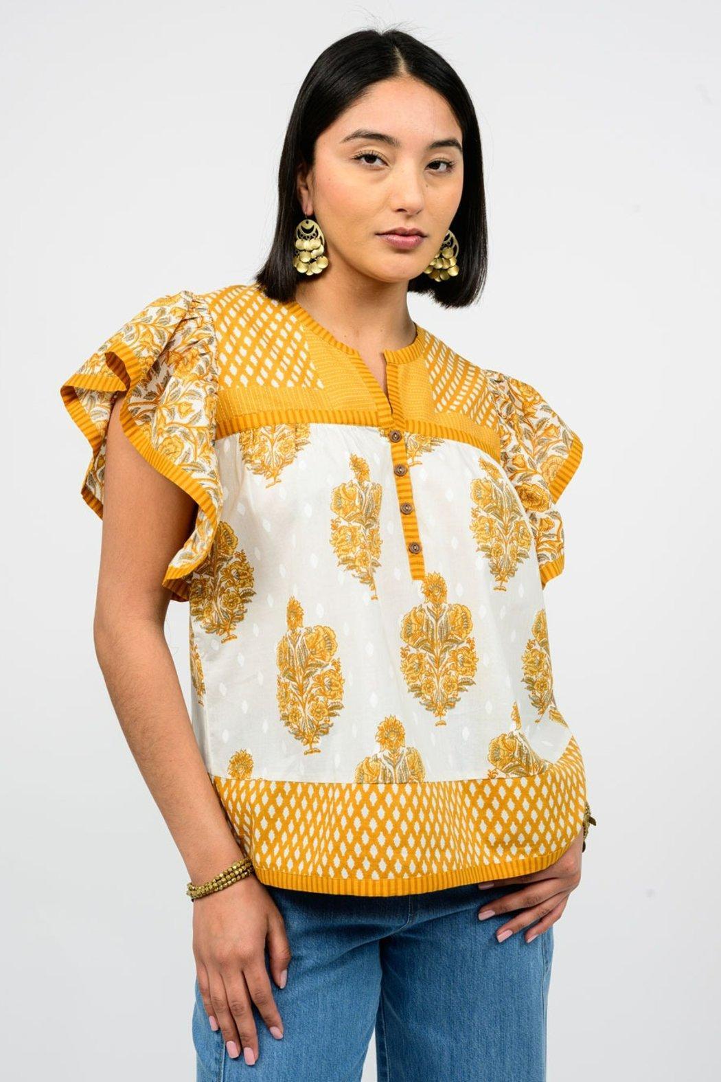 Patched Patterns Top Product Image