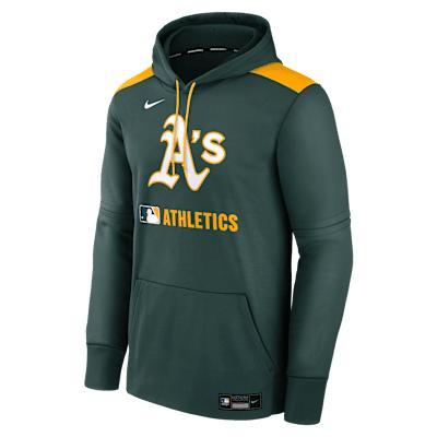 Texas Rangers Authentic Collection City Connect Men's Nike Therma MLB Pullover Hoodie Product Image