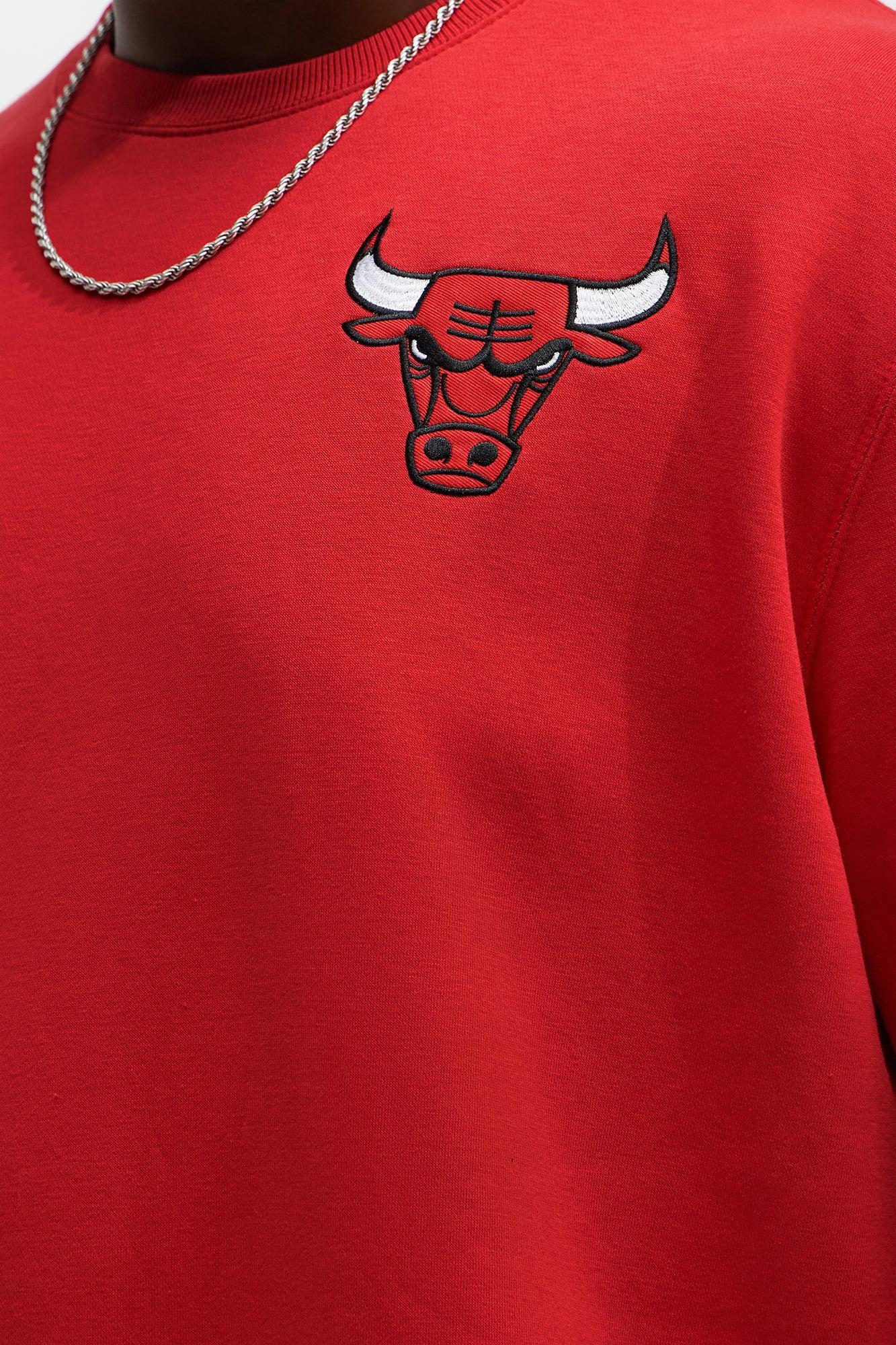 Bulls Loud Crewneck Sweatshirt - Red Product Image