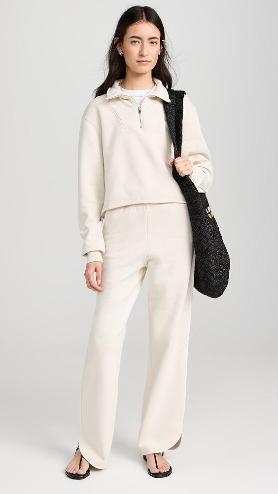 Les Tien Haley Crop Half Zip Pullover | Shopbop Product Image