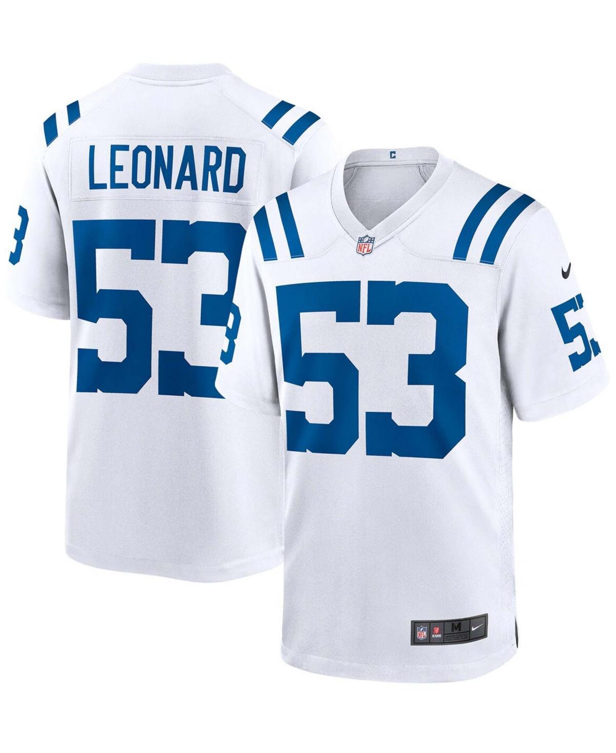 Men's Nike Shaquille Leonard White Indianapolis Colts Game Player Jersey, Size: Medium Product Image