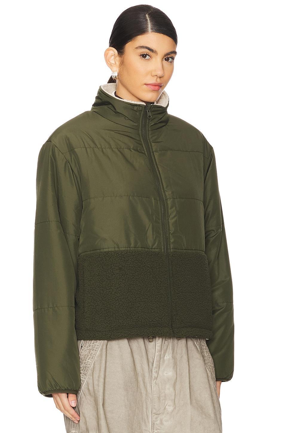 Tasha Reversible Puffer Sherpa Jacket Velvet by Graham & Spencer Product Image