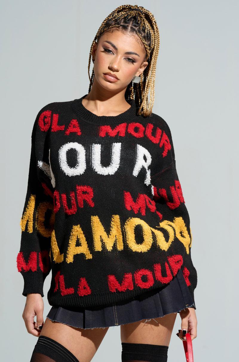 GLAMOUR OVERSIZED SWEATER Product Image