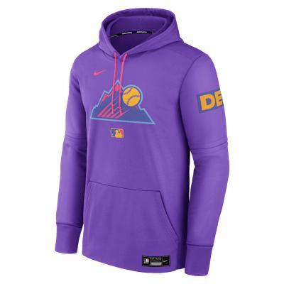 Baltimore Orioles Authentic Collection City Connect Men's Nike Therma MLB Pullover Hoodie Product Image