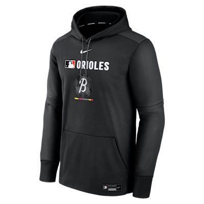 Baltimore Orioles Authentic Collection City Connect Men's Nike Therma MLB Pullover Hoodie Product Image