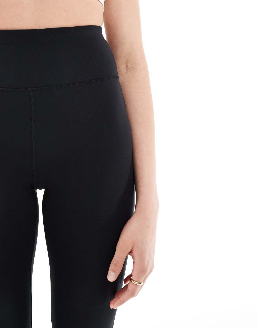 4505 Tall Icon slim kick soft touch yoga leggings in black  Product Image