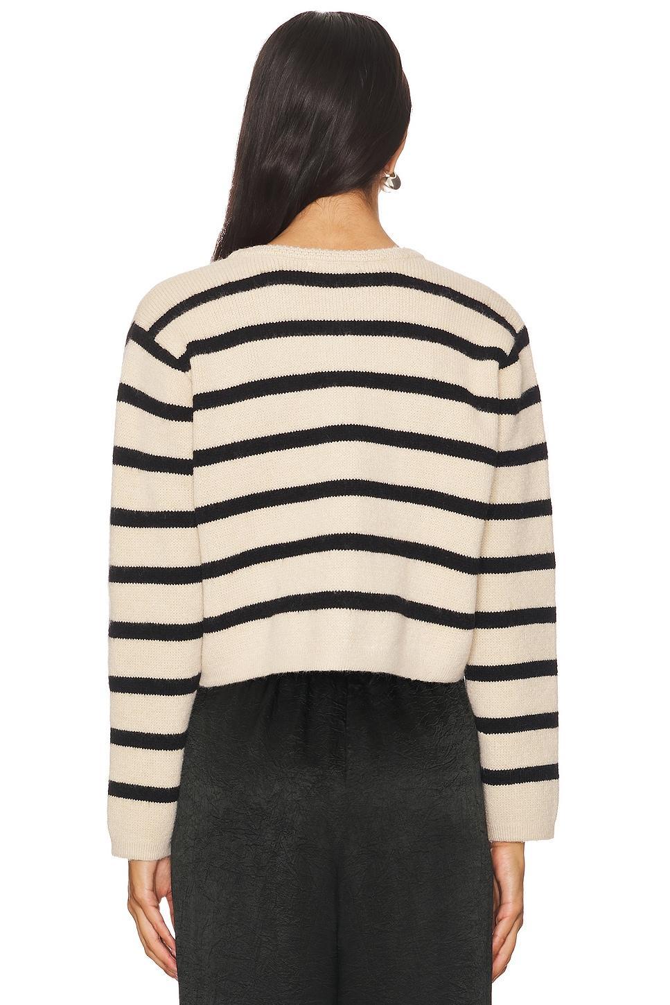 Benni Stripe Cardigan Line & Dot Product Image