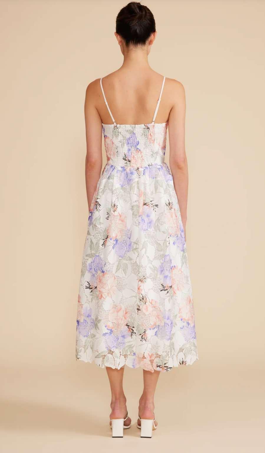 Edda Lace Midi Dress Product Image