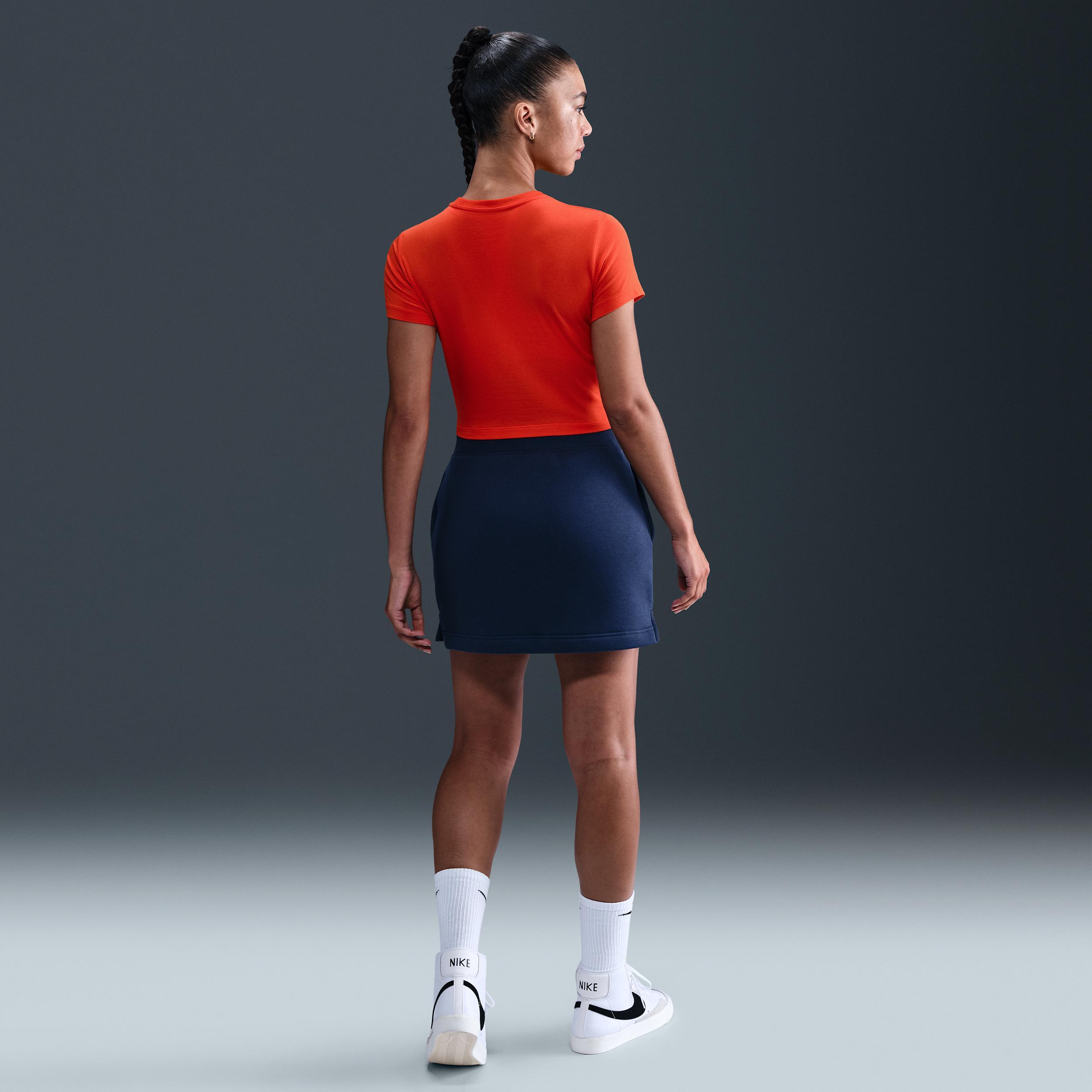 Women's Nike Sportswear Chill Knit Cropped T-Shirt Product Image