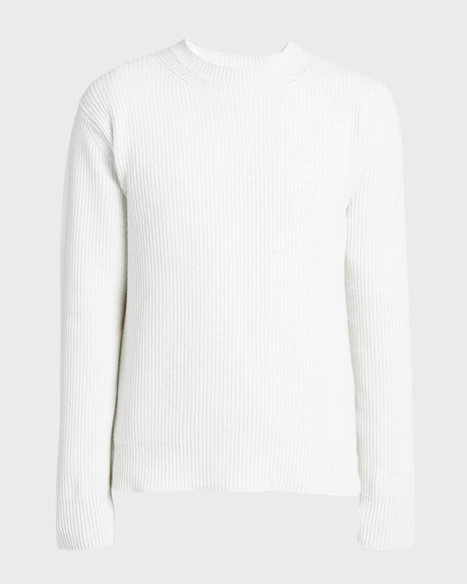 Men's Cashmere Rib Crewneck Sweater Product Image