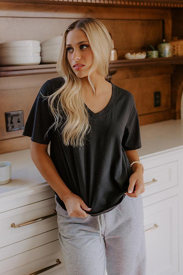 Casual Cues Tee in Black Product Image