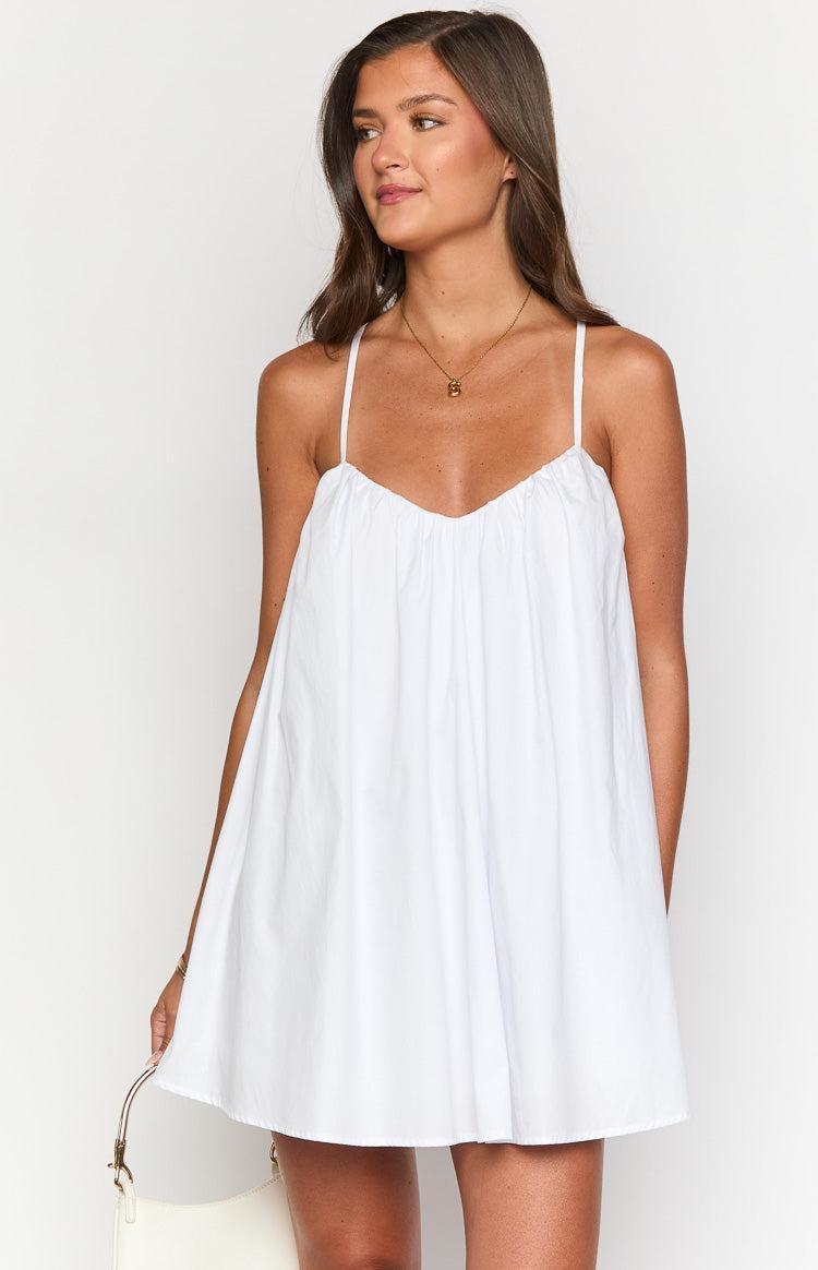 Lulu White Mini Dress Product Image