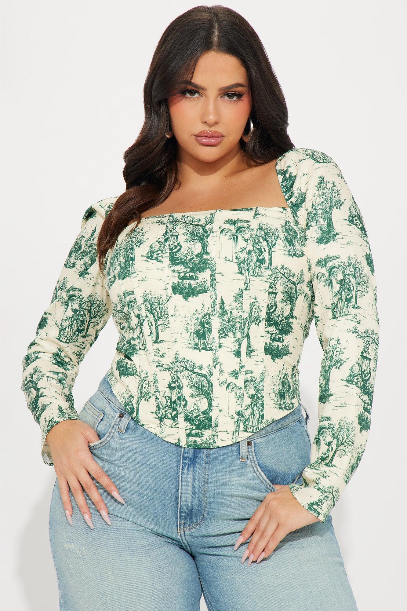 Simple Life Corset Top - Yellow/combo Product Image
