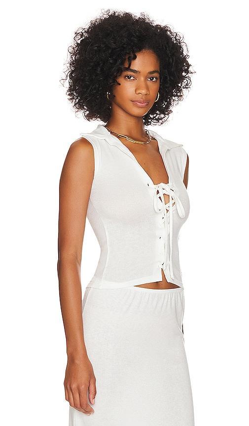 Sleeveless Minorque Top Musier Paris Product Image