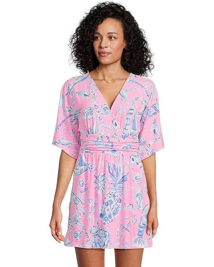 Wisteria Elbow Sleeve V-Neck Product Image