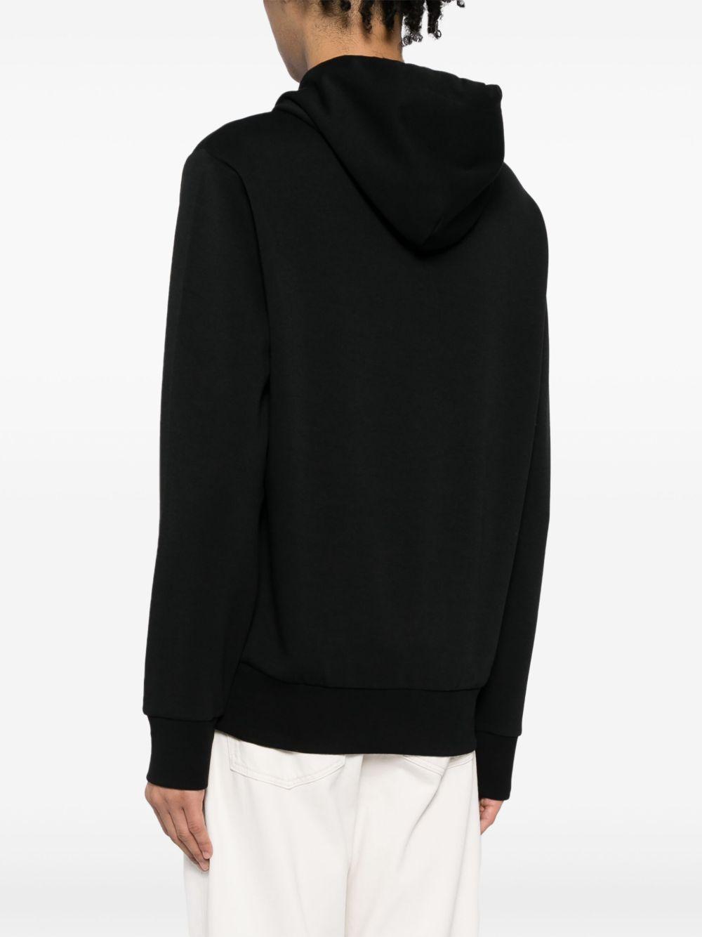 logo-embroidered cotton-blend hoodie Product Image
