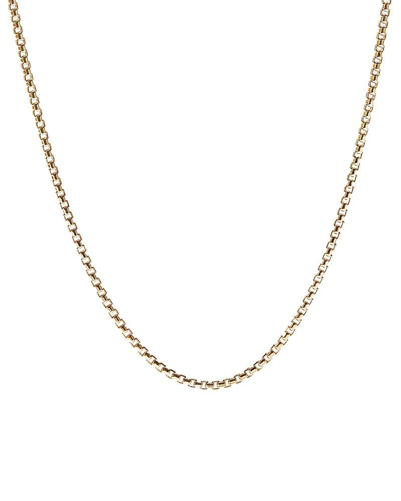Womens Box Chain Necklace in 18K Rose Gold, 1.7MM Product Image