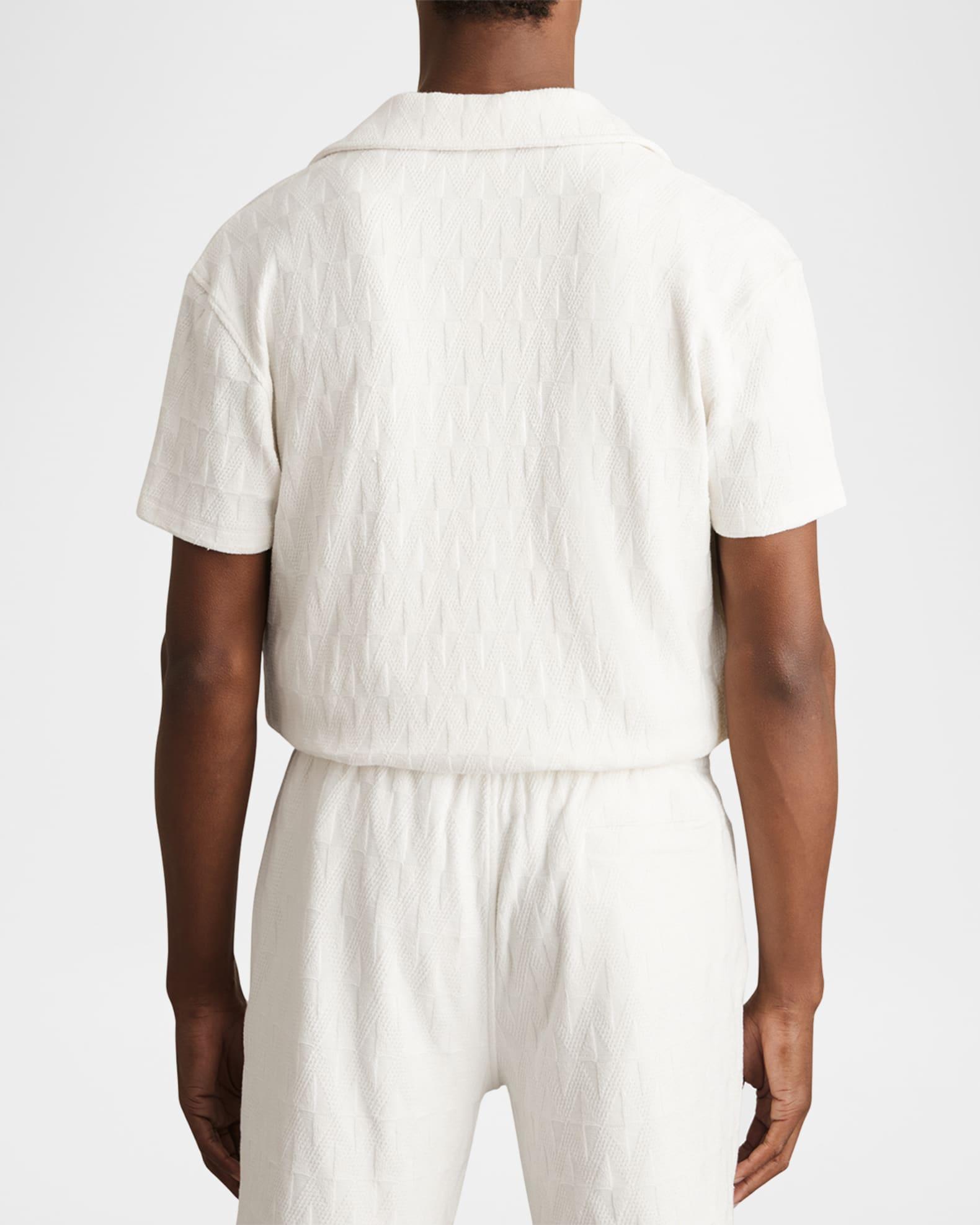 Mens Ackling Geo Knit Camp Shirt Product Image