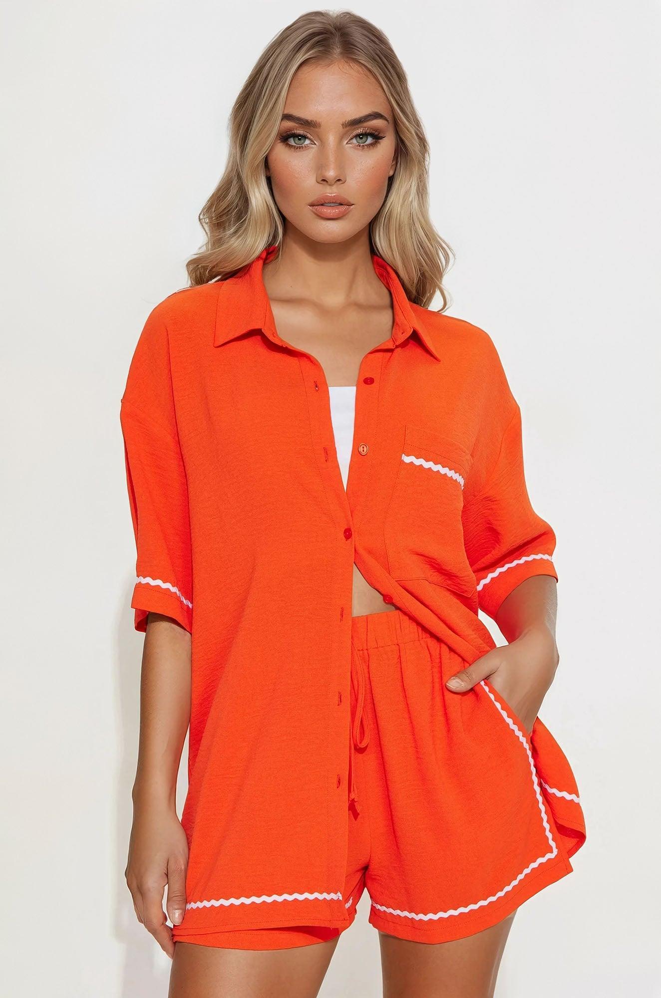Eternal City Short Set - Orange Product Image