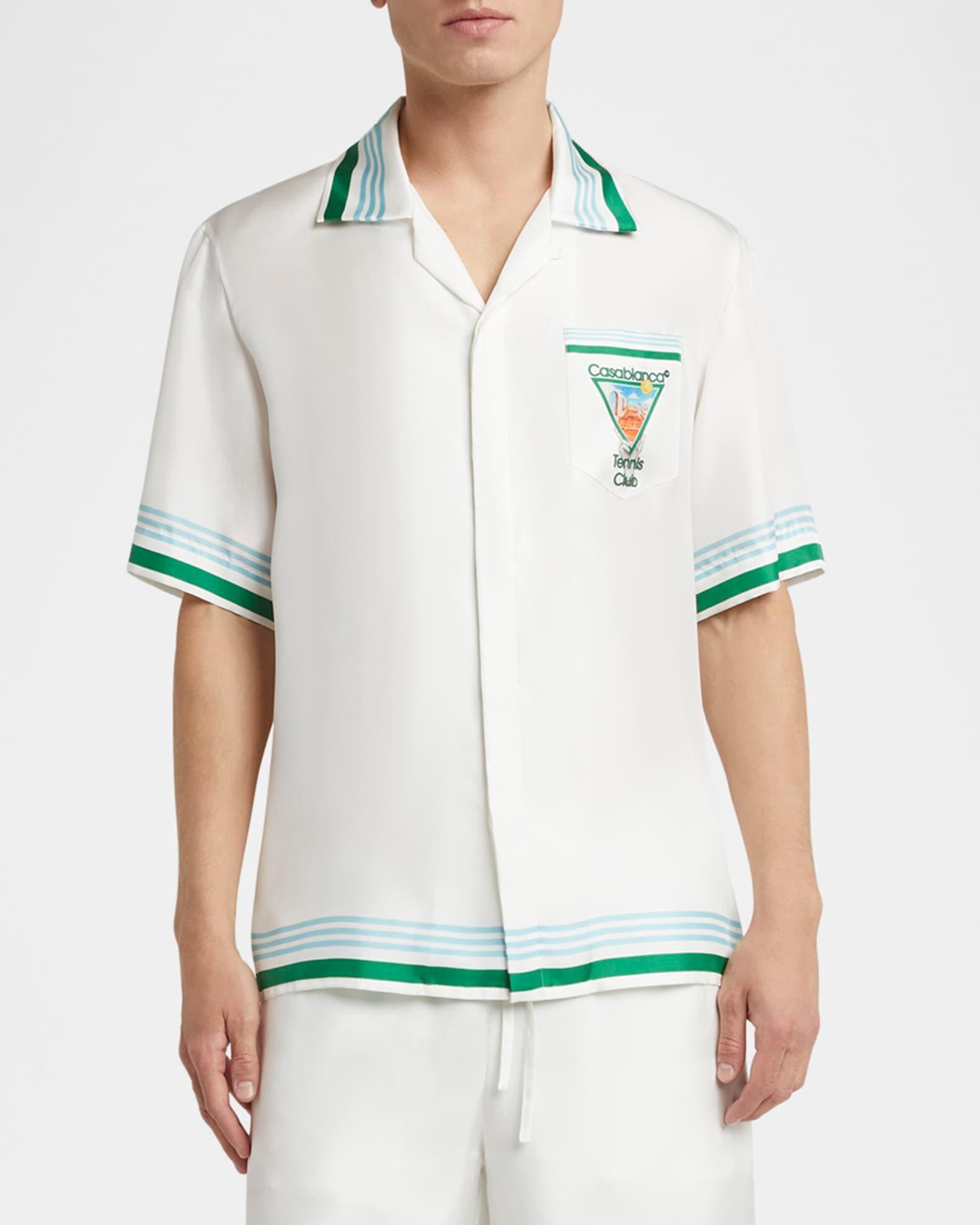 Men's Metaphysical Tennis Icon Silk Camp Shirt Product Image