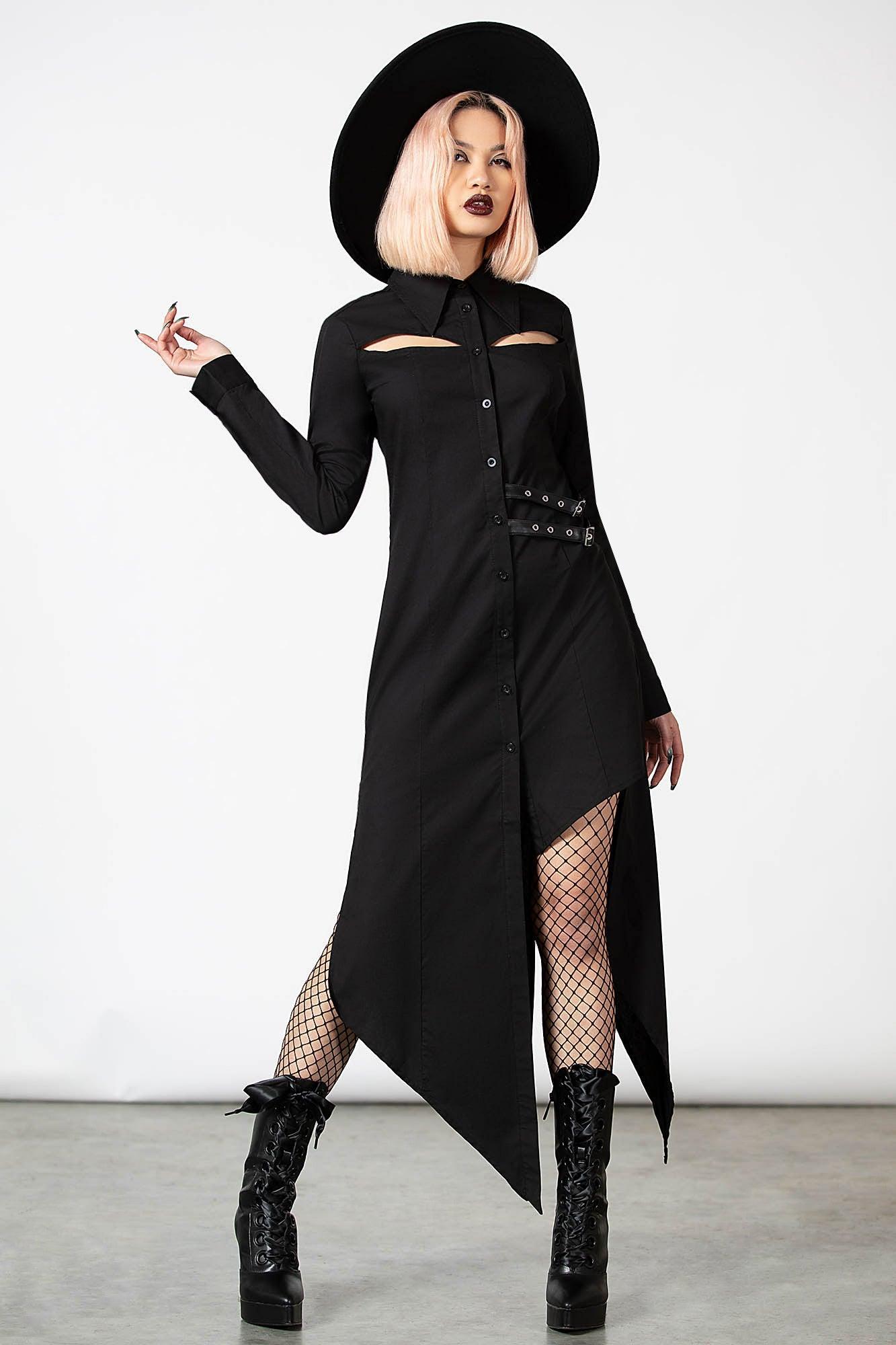 Hauntress Shirt-Dress Female Product Image