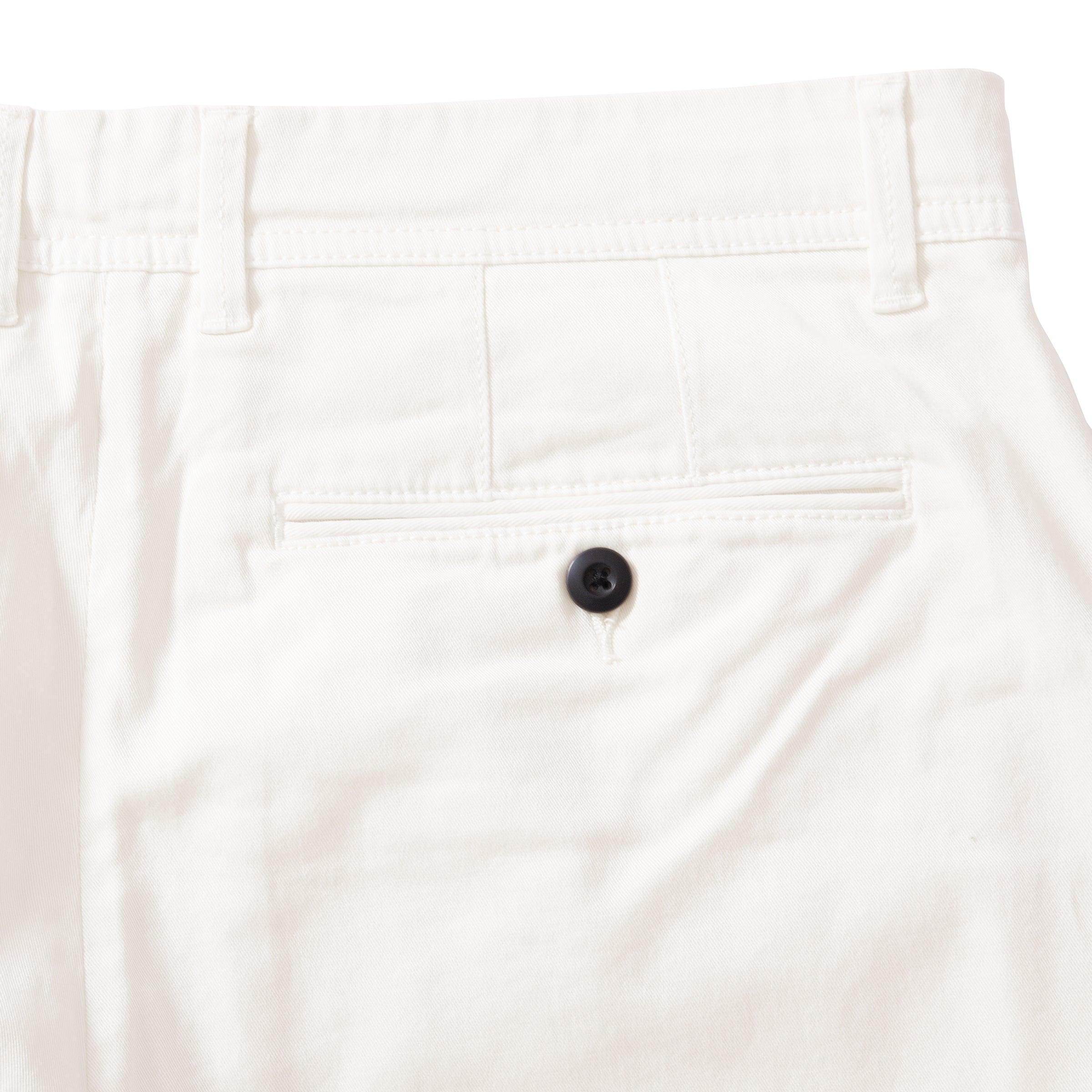 Precision Stretch Chino Shorts 8" - White Product Image
