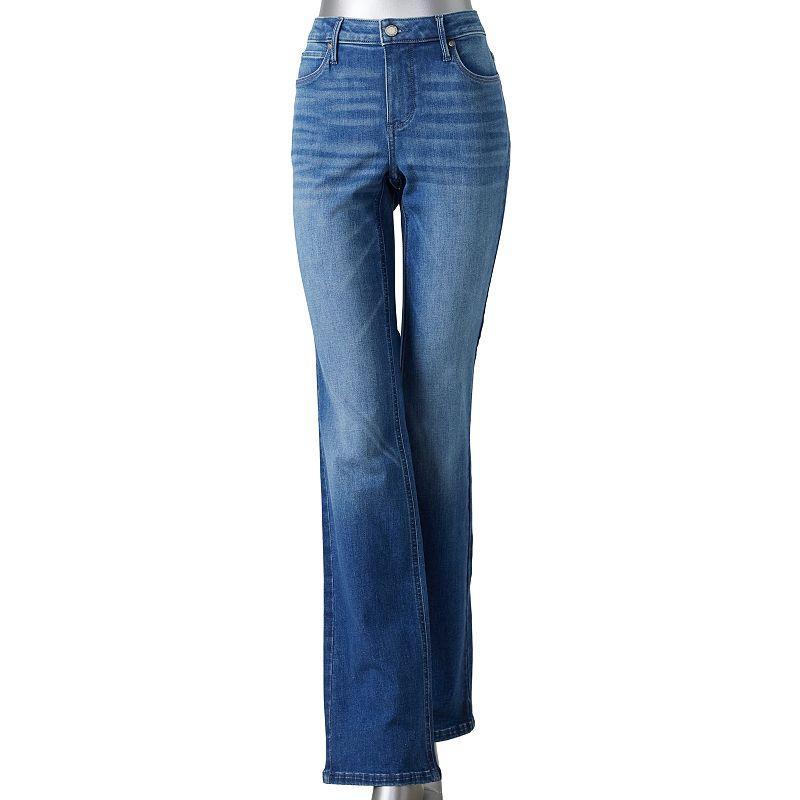 Women's Simply Vera Vera Wang Stretch Bootcut Jeans, Size: 16, Blue Peyton Product Image
