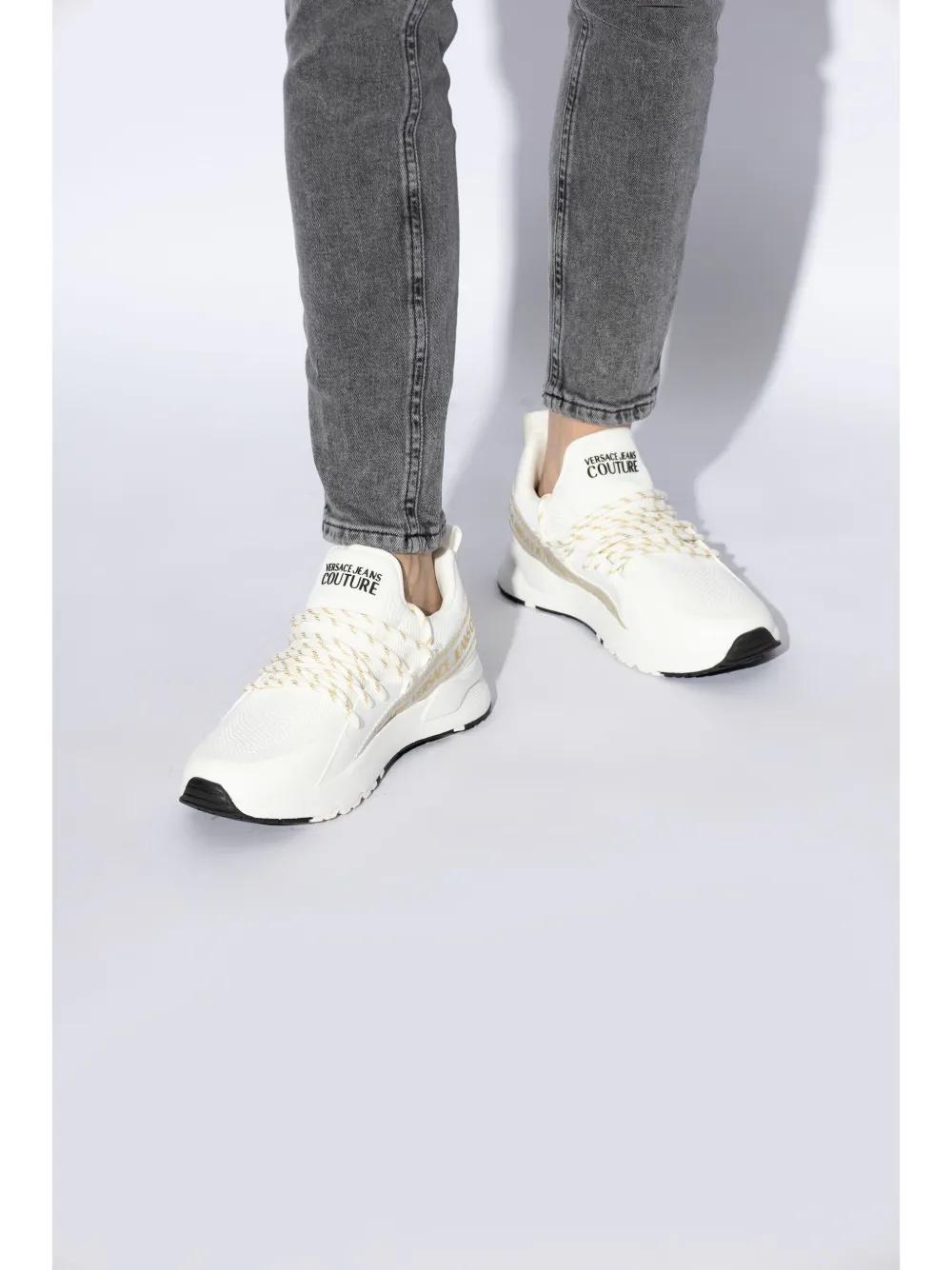 Dynamic logo-strap sneakers Product Image