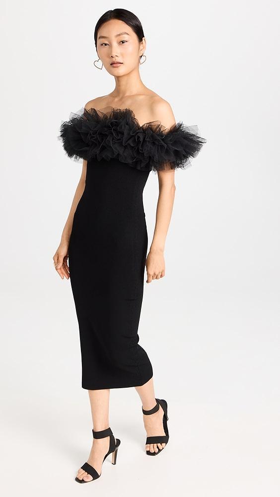 Autumn Cashmere Tulle Off The Shoulder Dress | Shopbop Product Image