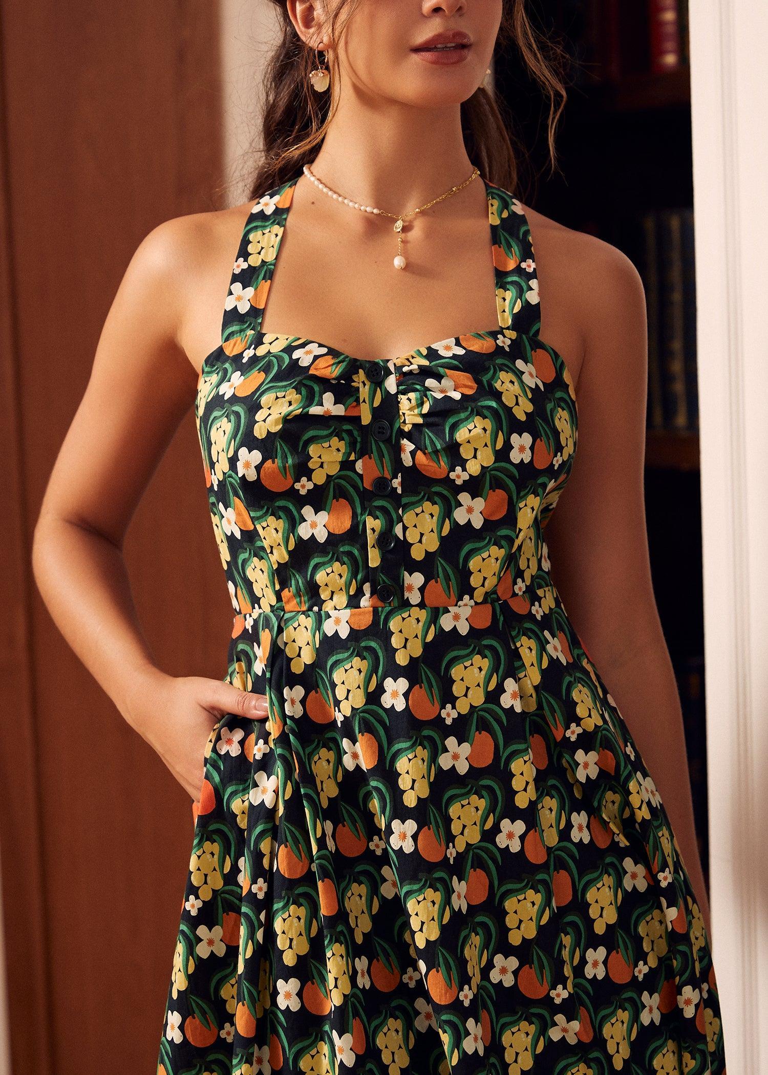 Midnight Garden Mini Dress Product Image