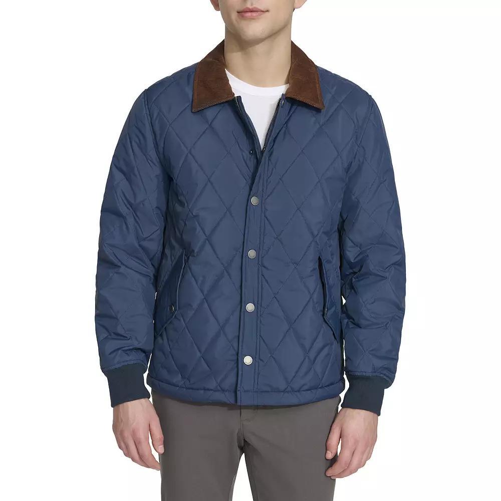 Men's Dockers® Quilted Depot Jacket, Size: XL, Black Product Image