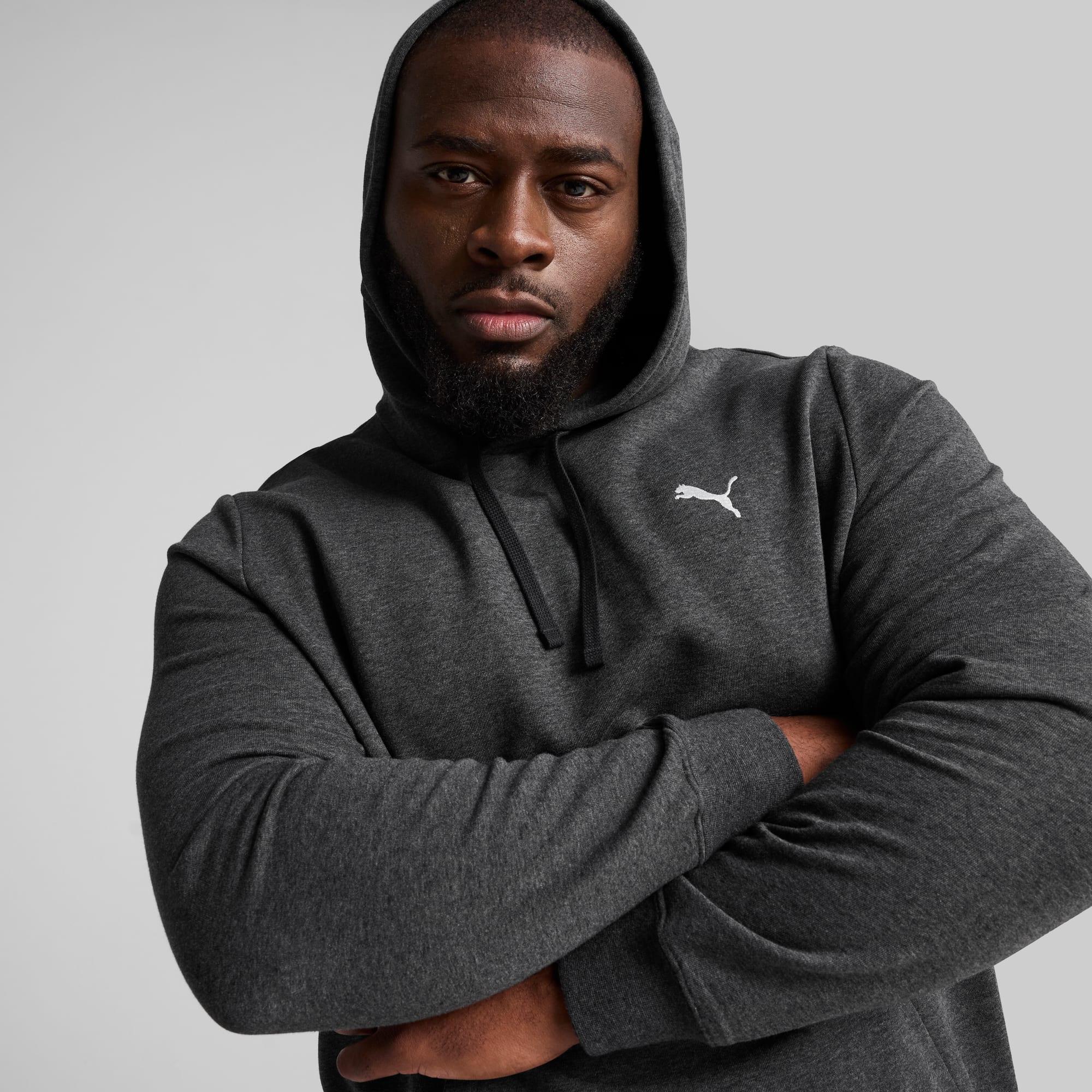 PUMA Essentials Men's Hoodie in Grey Product Image