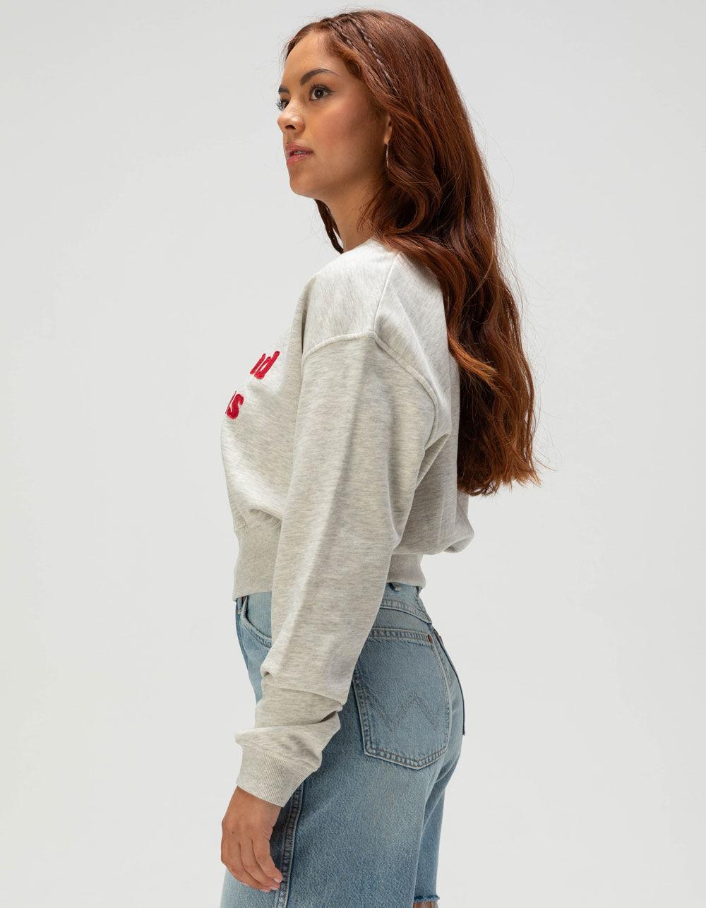 WRANGLER Legend Womens Crop Crewneck Sweatshirt Product Image