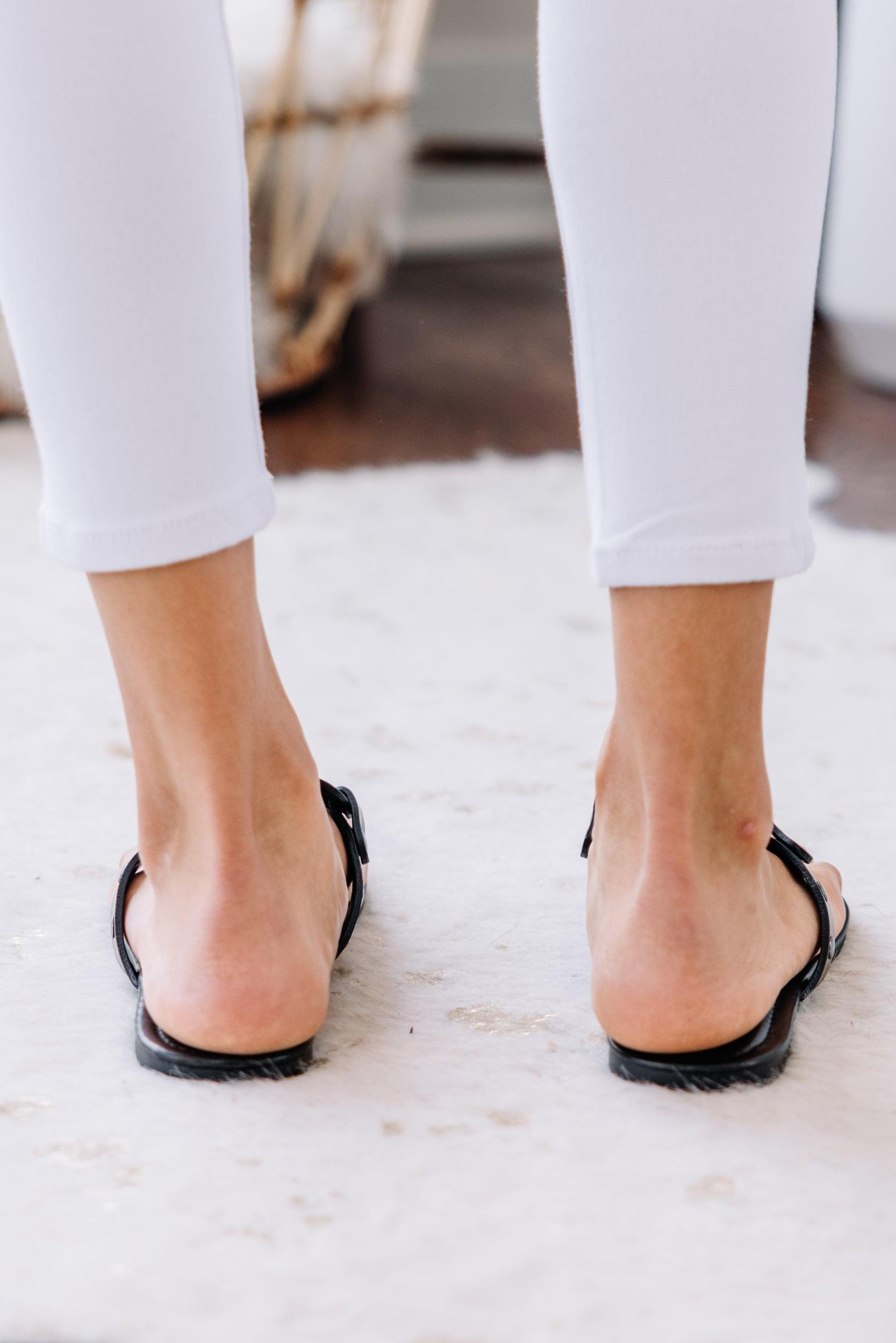 The Sky Is The Limit Black Sandals Female Product Image