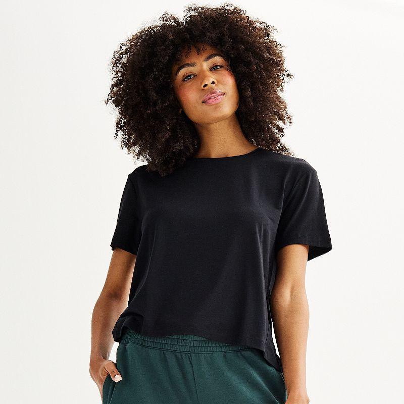 Women's FLX Easy Restore Short Sleeve Crewneck Tee, Size: Large, Modern White Product Image