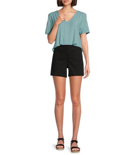 Westbound Short Sleeve V-Neck Top Product Image