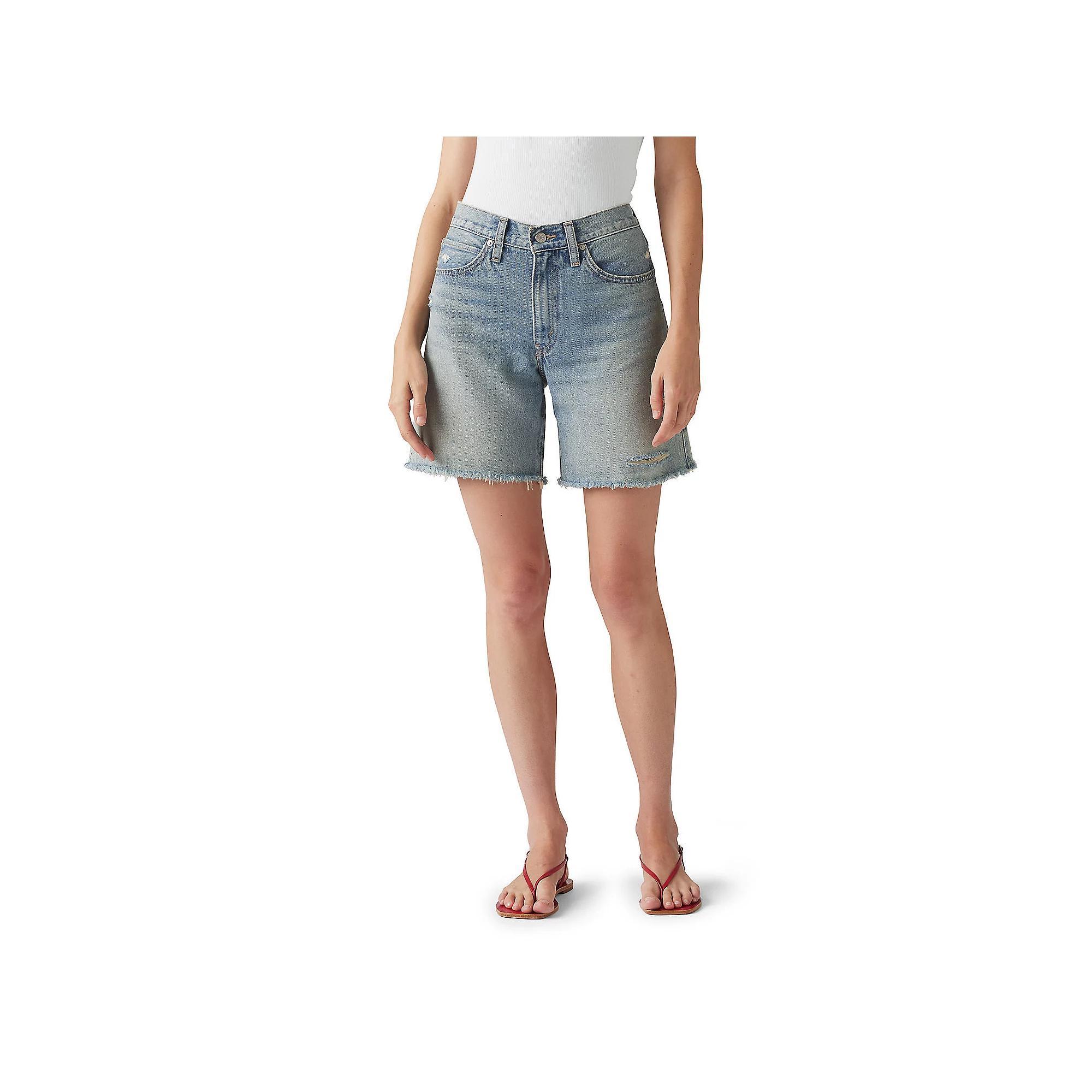 Women's Levi's® '94 Baggy Jean Shorts, Size: 30(US 10)Medium, Roll It Up Clean Product Image