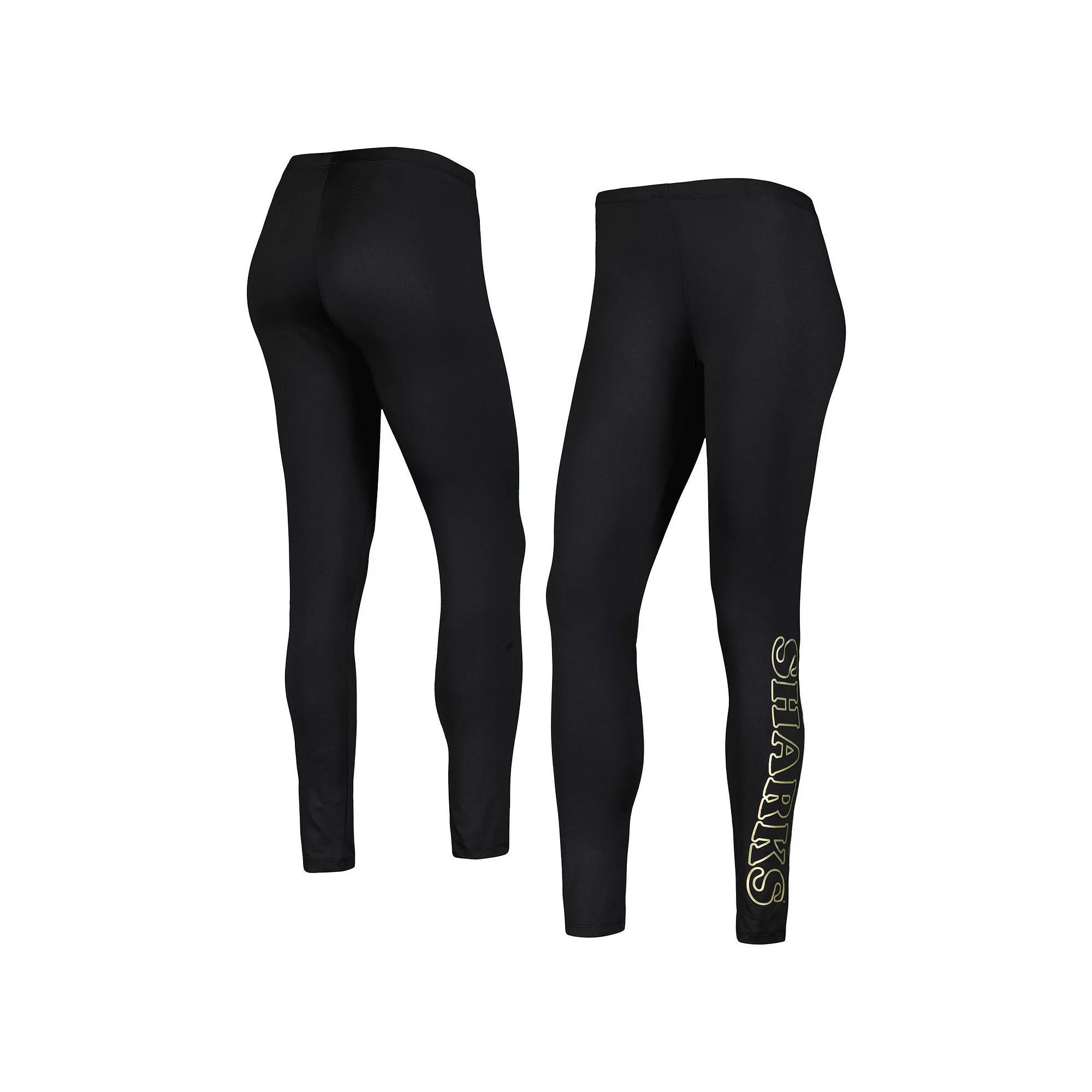 Women's G-III Sports by Carl Banks Black San Jose Sharks Stadium Leggings, Size: Small, Sks Black Product Image
