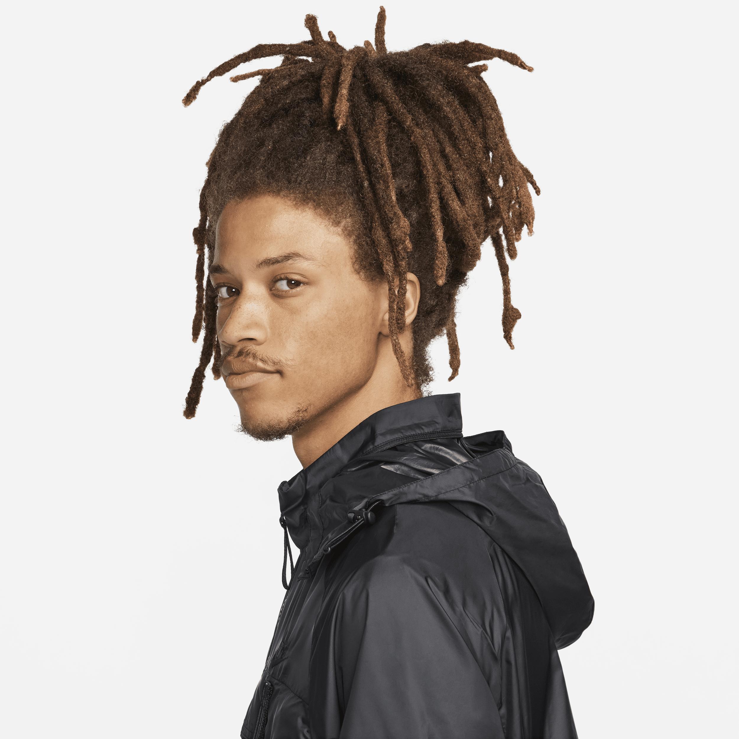 Nike Mens Tech N24 PKBL Woven Lined Jacket - Black/Black Product Image