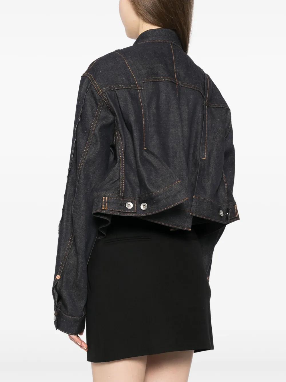 SACAI Cropped Denim Jacket Product Image