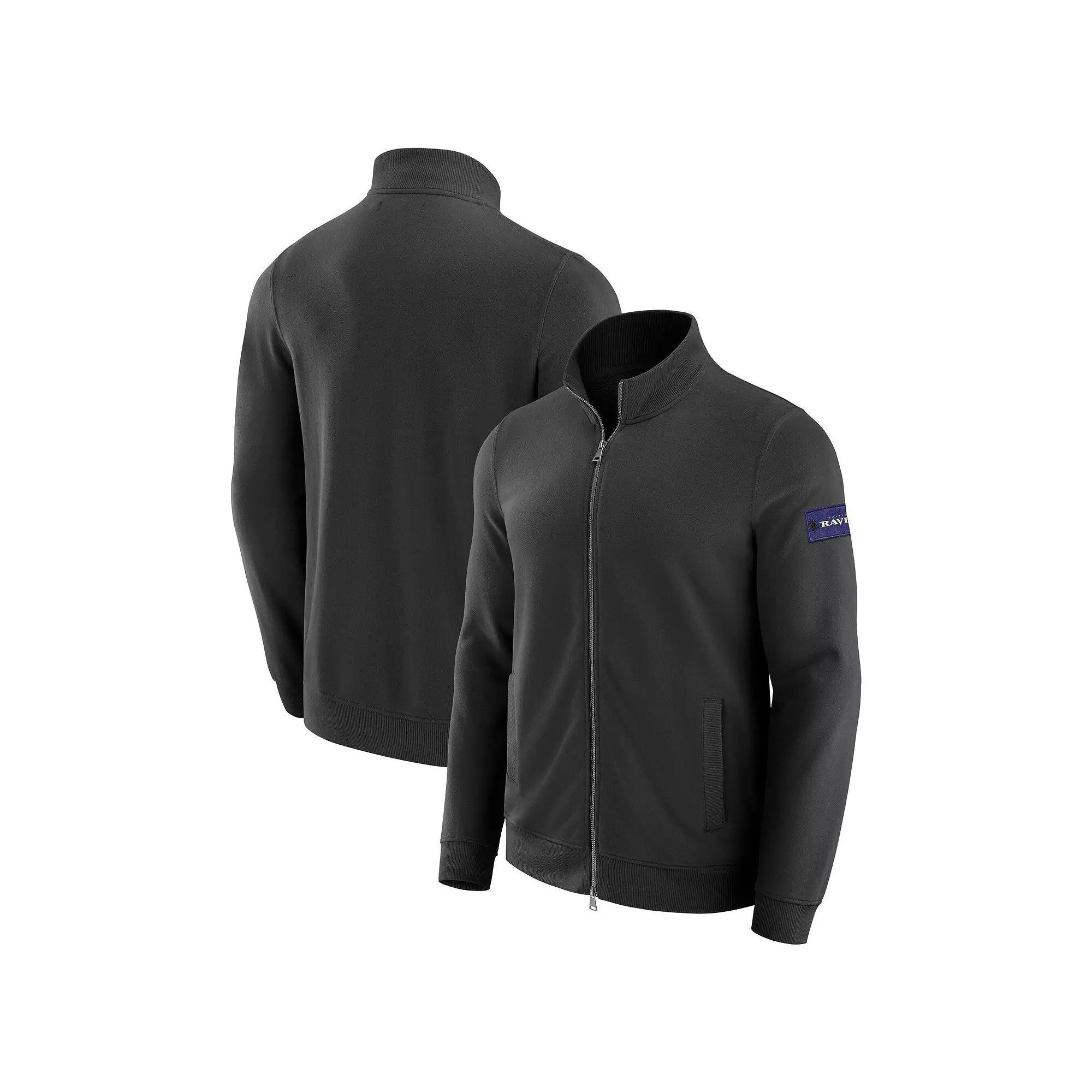 Men's J. Palmer Graphite New York Giants QB1 Full-Zip Sweatshirt, Size: Medium, Dark G Product Image