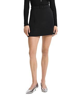 Theory Tailored Belted Mini Skirt Product Image