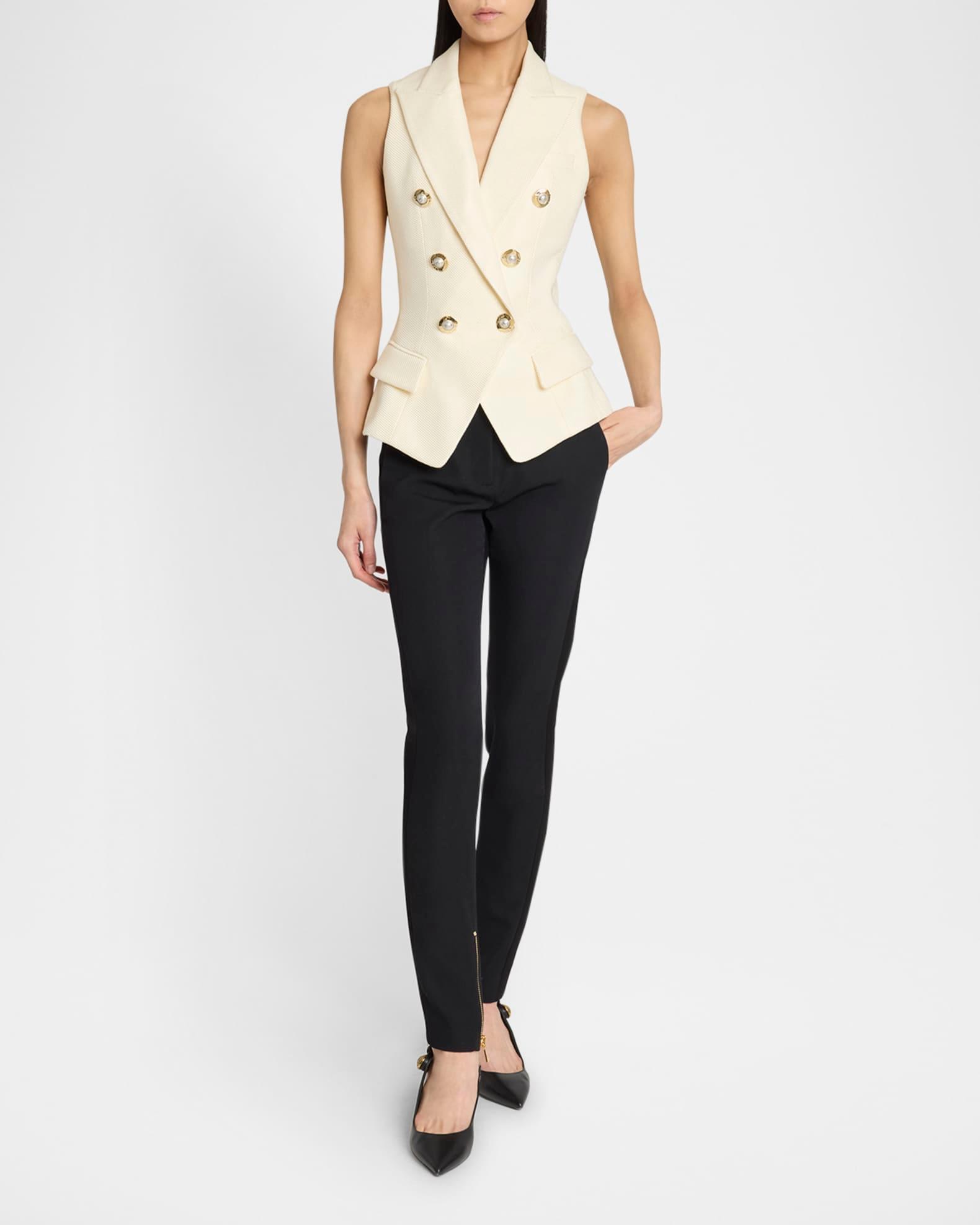 Fitted 6-Button Tailored Top Product Image